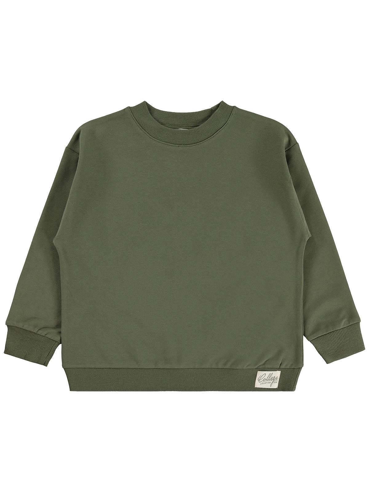 Civil Boys Basic 6-9 Yaş Sweatshirt - Haki