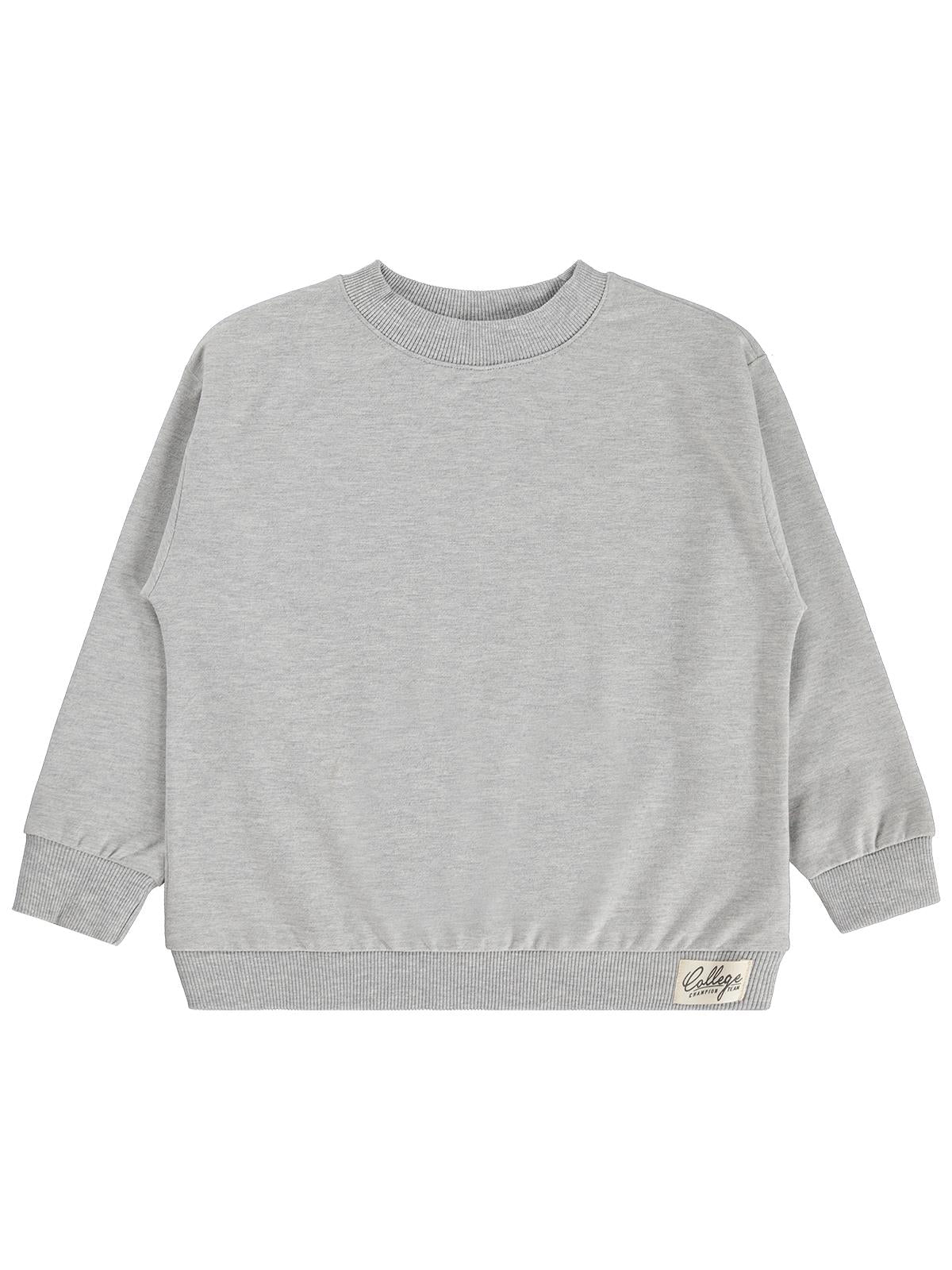 Civil Boys Basic 6-9 Yaş Sweatshirt - Gri
