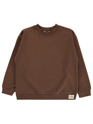 Civil Boys Basic 10-13 Yaş Sweatshirt - Kahverengi