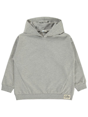Civil Boys Basic Kapşonlu 10-13 Yaş Sweatshirt - Gri