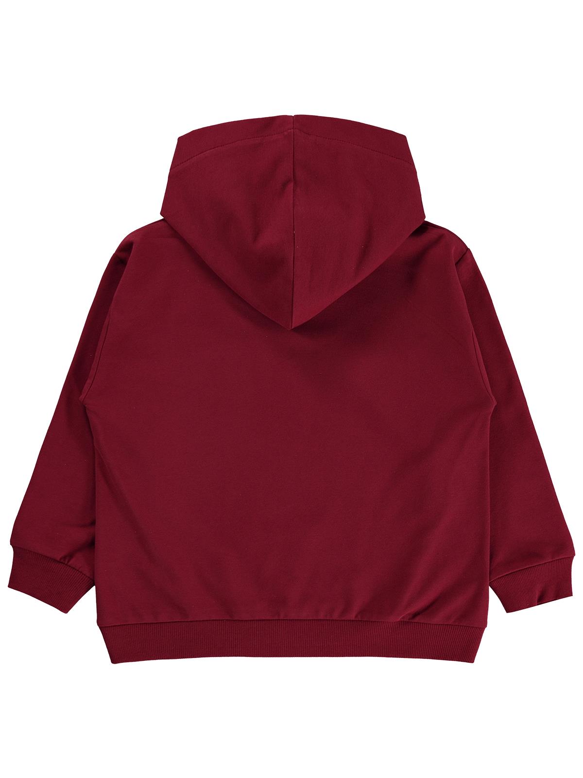 Civil Boys Basic Kapşonlu 6-9 Yaş Sweatshirt - Bordo