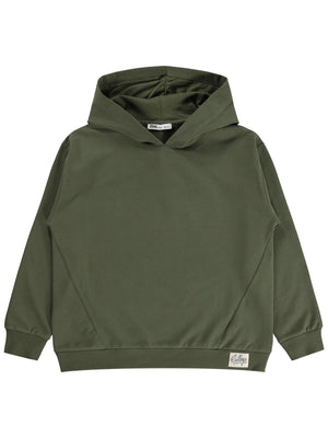 Civil Boys Basic Kapşonlu 10-13 Yaş Sweatshirt - Haki
