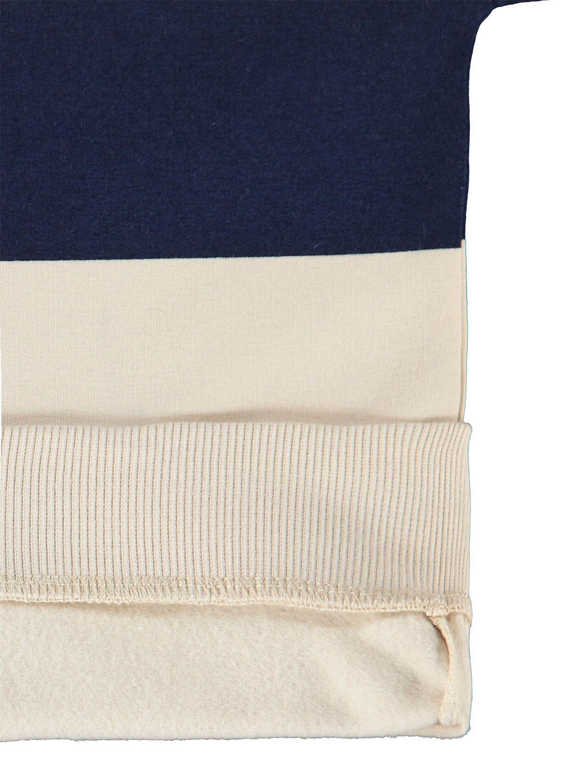 Civil Boys Kalın Çizgili Basic 6-9 Yaş Sweatshirt - Lacivert