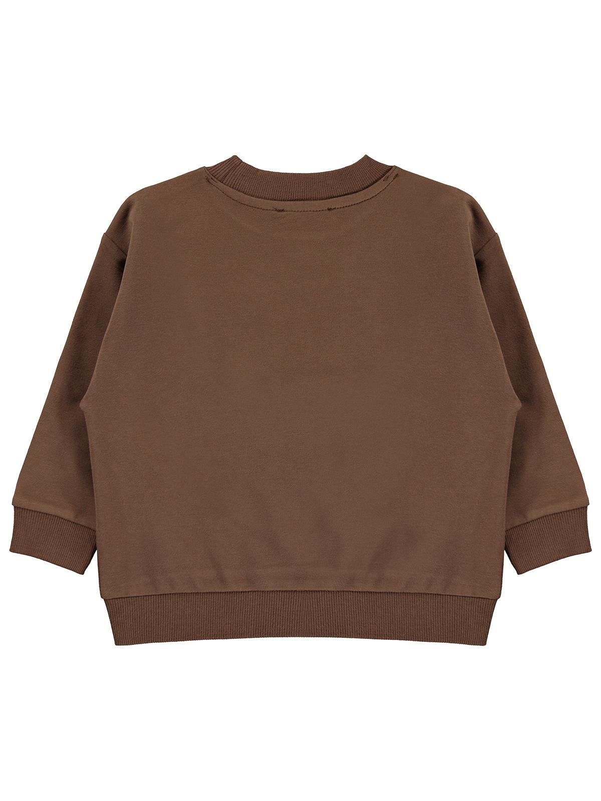 Civil Boys Basic 2-5 Yaş Sweatshirt - Kahverengi