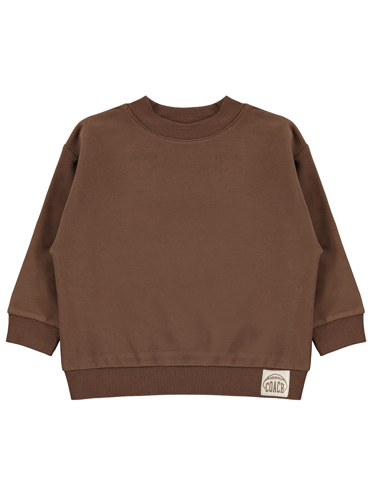 Civil Boys Basic 2-5 Yaş Sweatshirt - Kahverengi