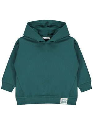 Civil Boys Basic Kapşonlu 2-5 Yaş Sweatshirt - Yeşil