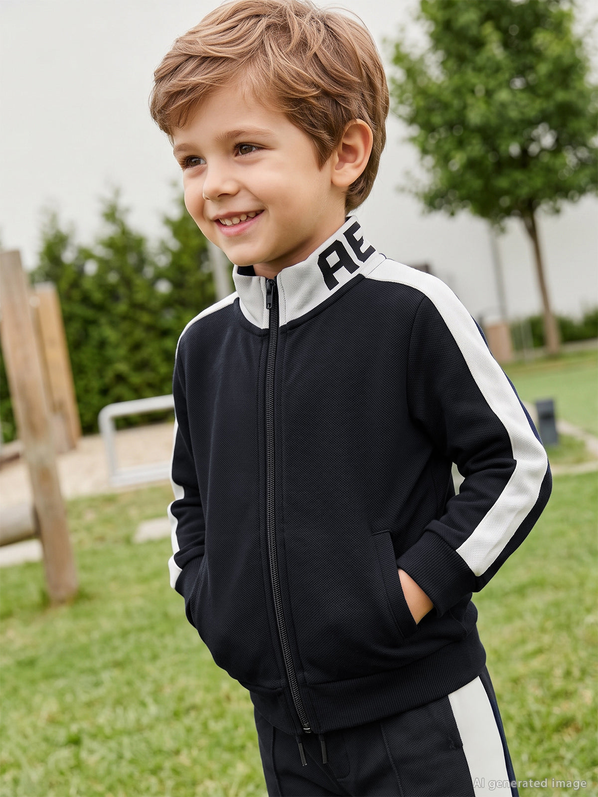 Civil Boys Pike Active 2-5 Yaş Hırka - Siyah