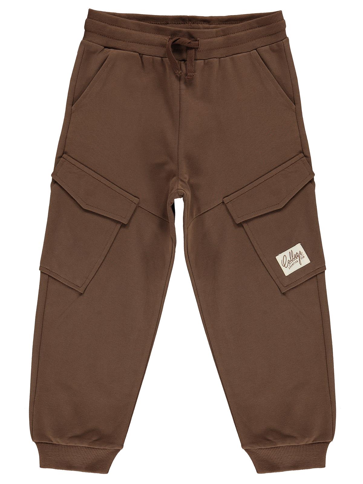 Civil Boys Basic Kargo Cepli 6-9 Yaş Eşofman Altı - Kahverengi