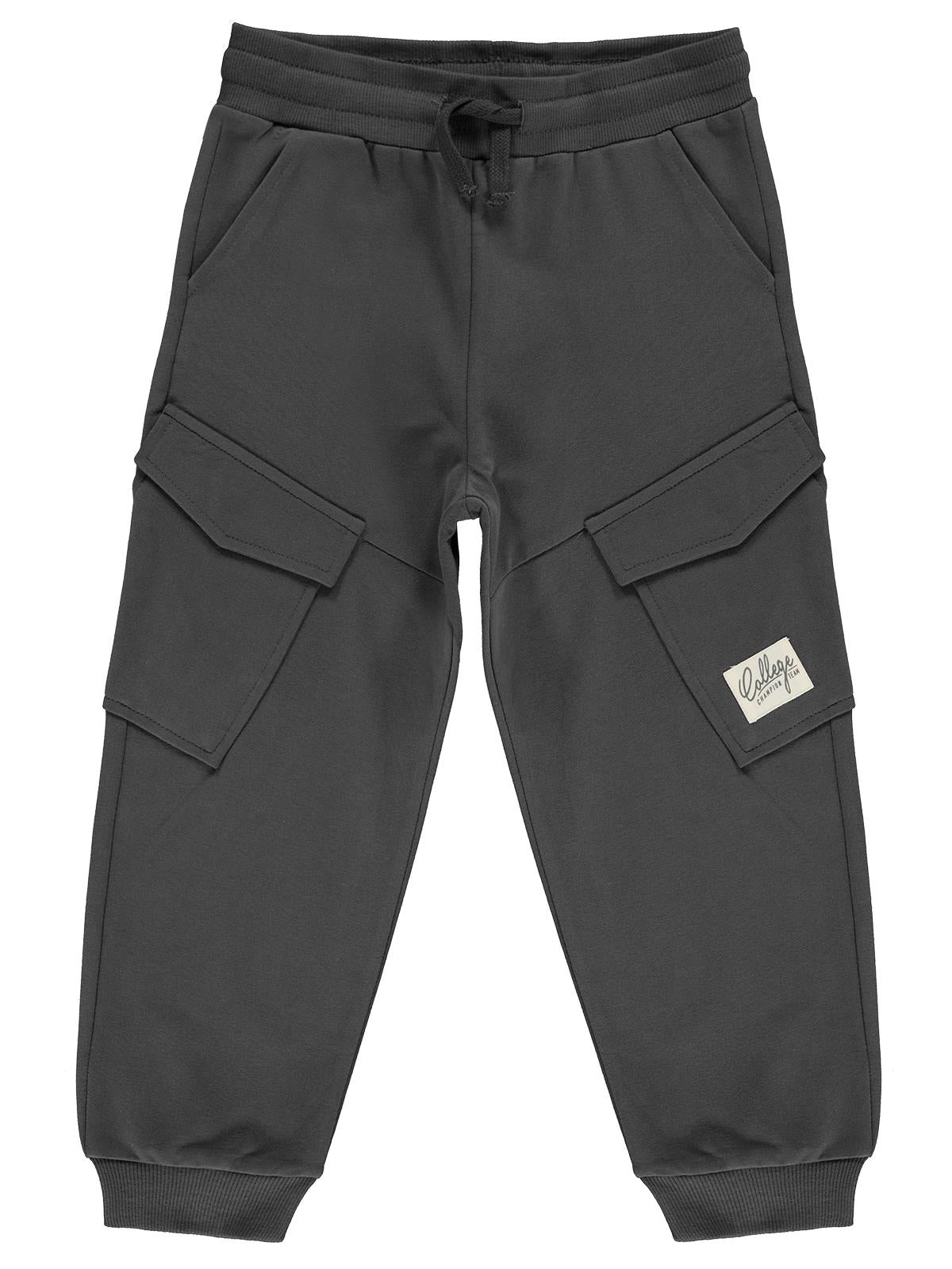 Civil Boys Basic Kargo Cepli 6-9 Yaş Eşofman Altı - Gri