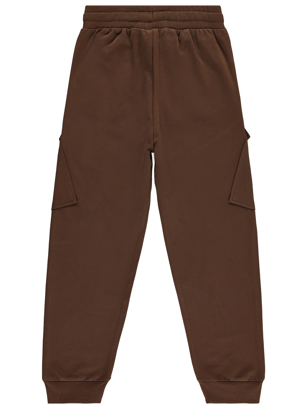 Civil Boys Basic Kargo Cepli 10-13 Yaş Eşofman Altı - Kahverengi