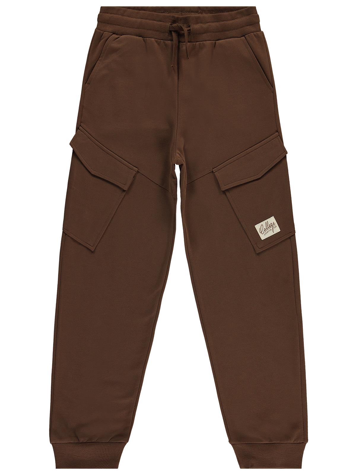 Civil Boys Basic Kargo Cepli 10-13 Yaş Eşofman Altı - Kahverengi