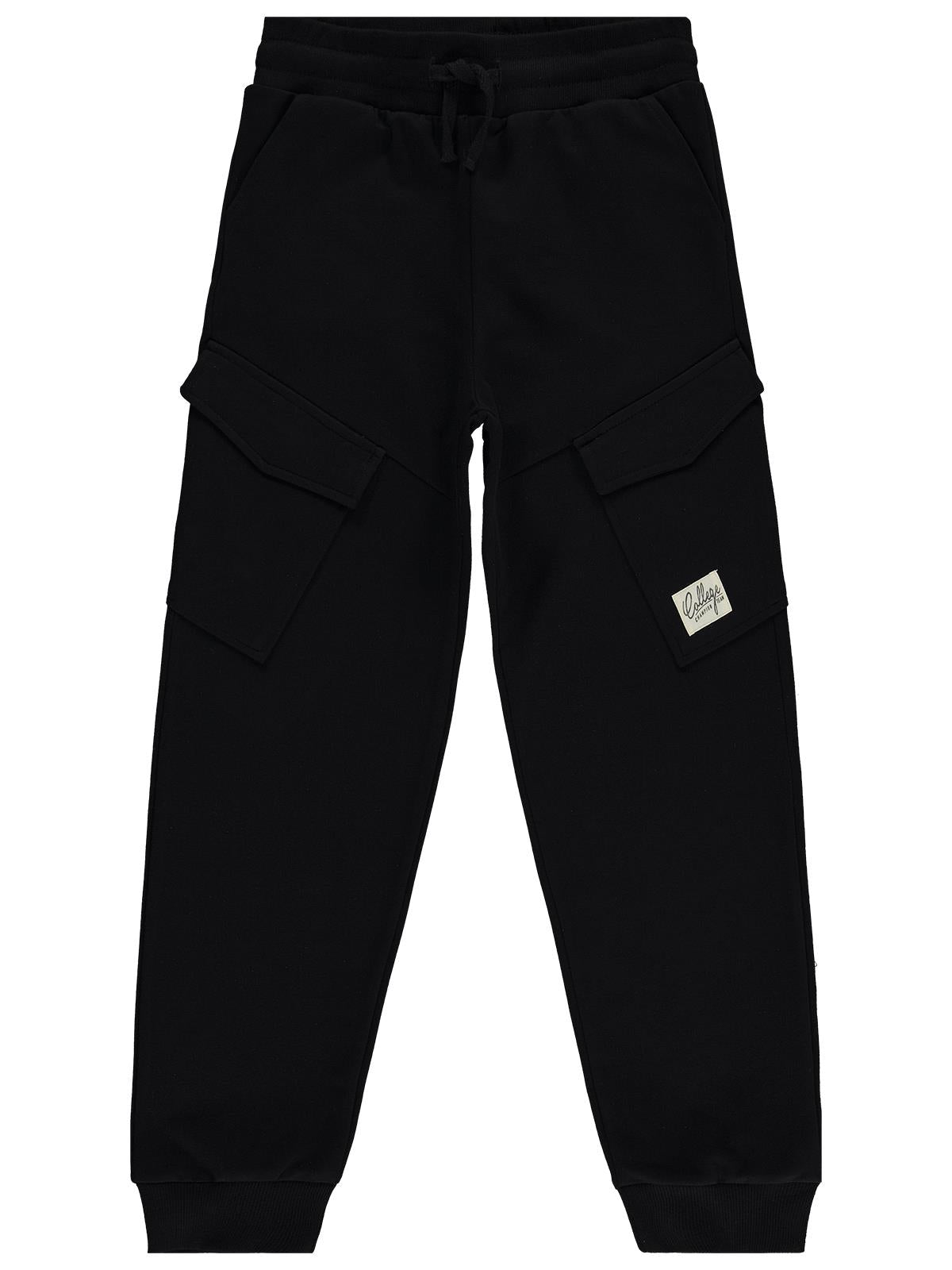 Civil Boys Basic Kargo Cepli 10-13 Yaş Eşofman Altı - Siyah
