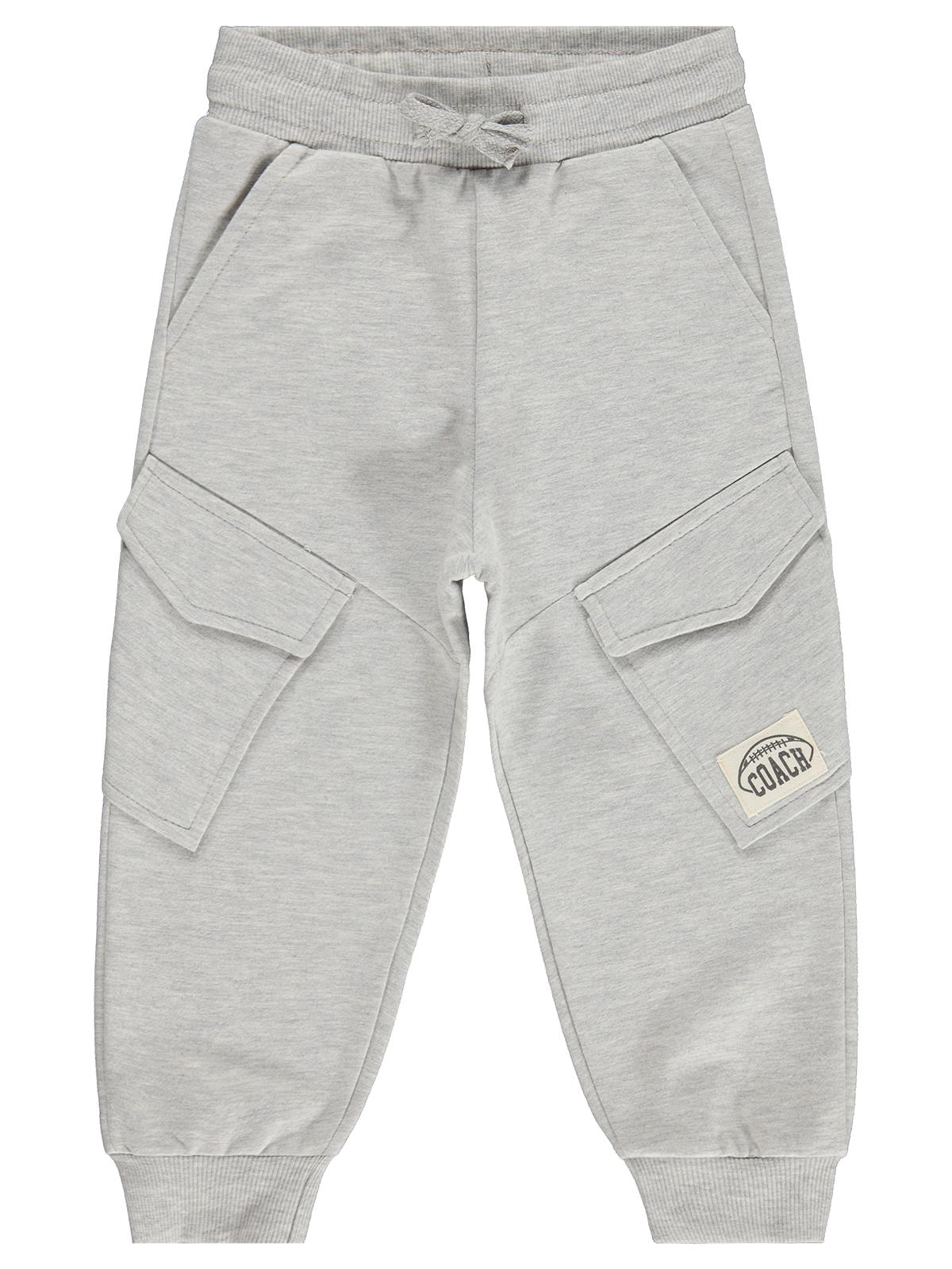 Civil Boys Basic Kargo Cepli 2-5 Yaş Eşofman Altı - Gri