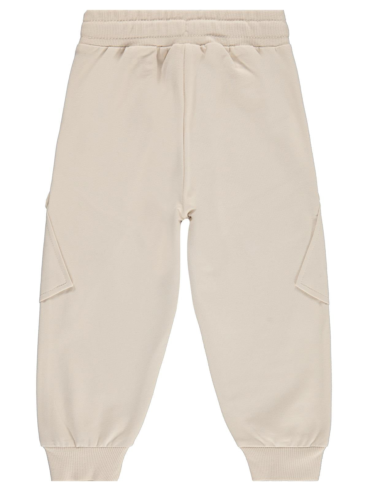 Civil Boys Basic Kargo Cepli 2-5 Yaş Eşofman Altı - Bej