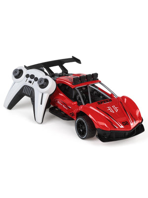 Seher Oyuncak Büyük Boy 1:14 Yarışçı Uzaktan Kumandalı Araba 2.4G Işıklı Ve Duman Atan - Kırmızı