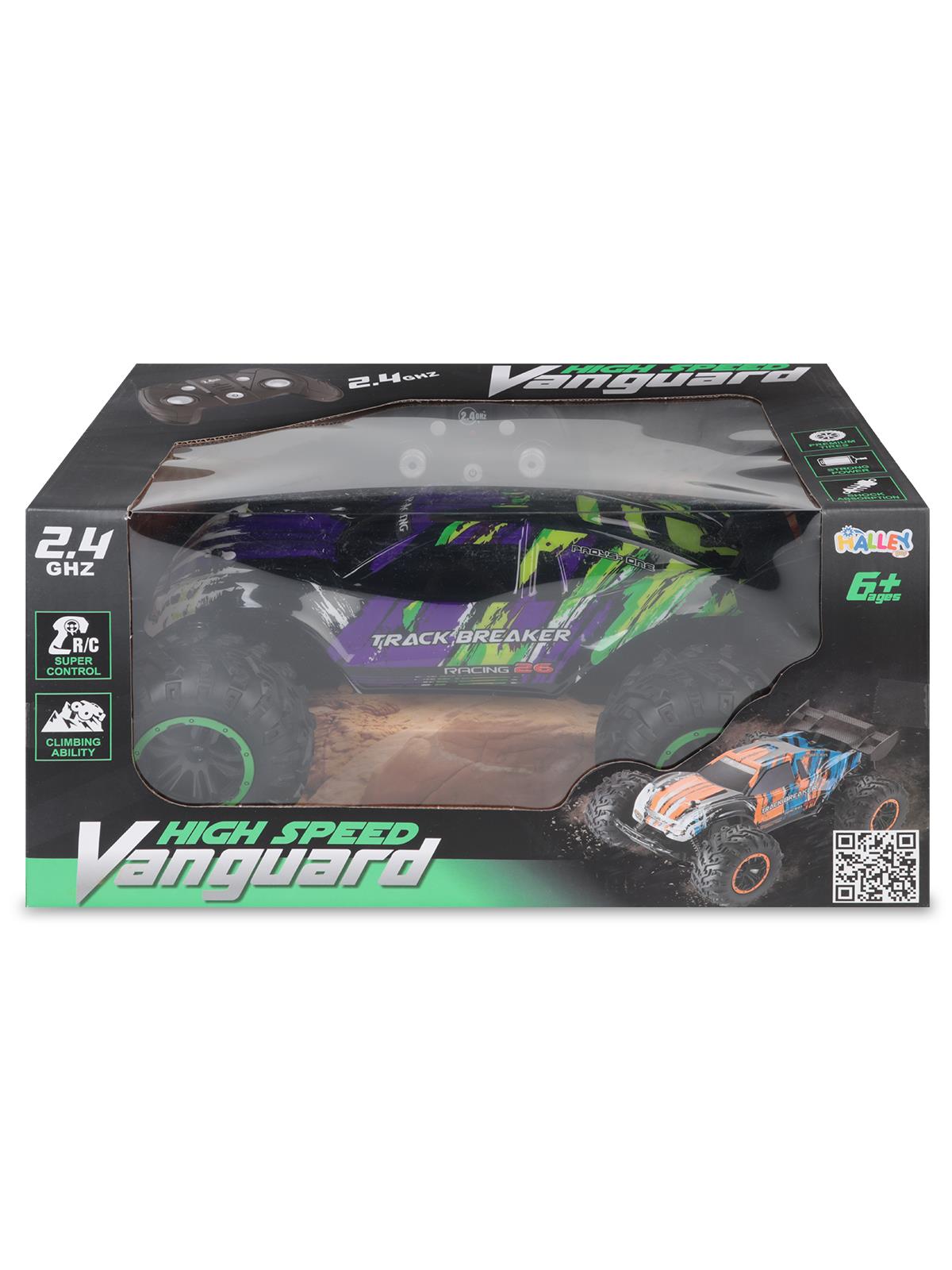 Seher Oyuncak 1:16 Uzaktan Kumandalı Araba 2.4 Ghz Işıklı Full Fonksiyon Şarjlı - Mavi