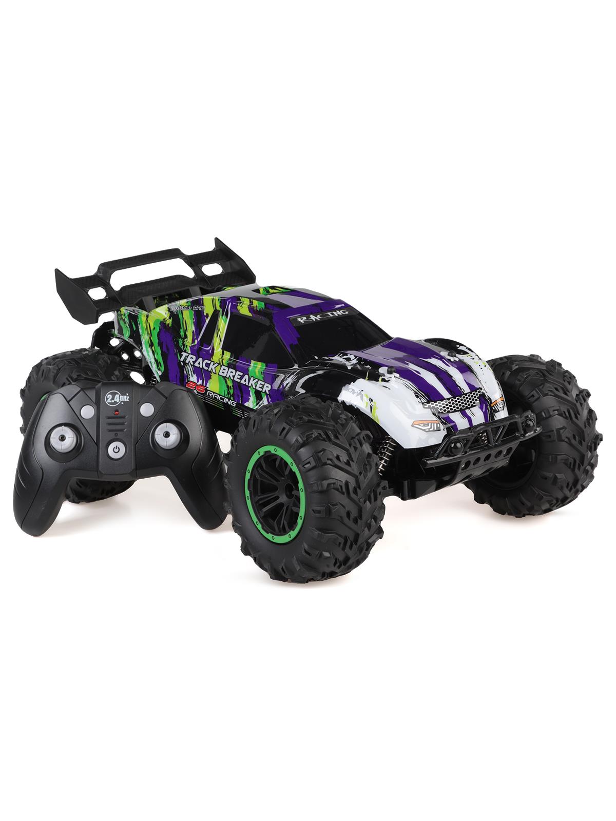 Seher Oyuncak 1:16 Uzaktan Kumandalı Araba 2.4 Ghz Işıklı Full Fonksiyon Şarjlı - Mavi