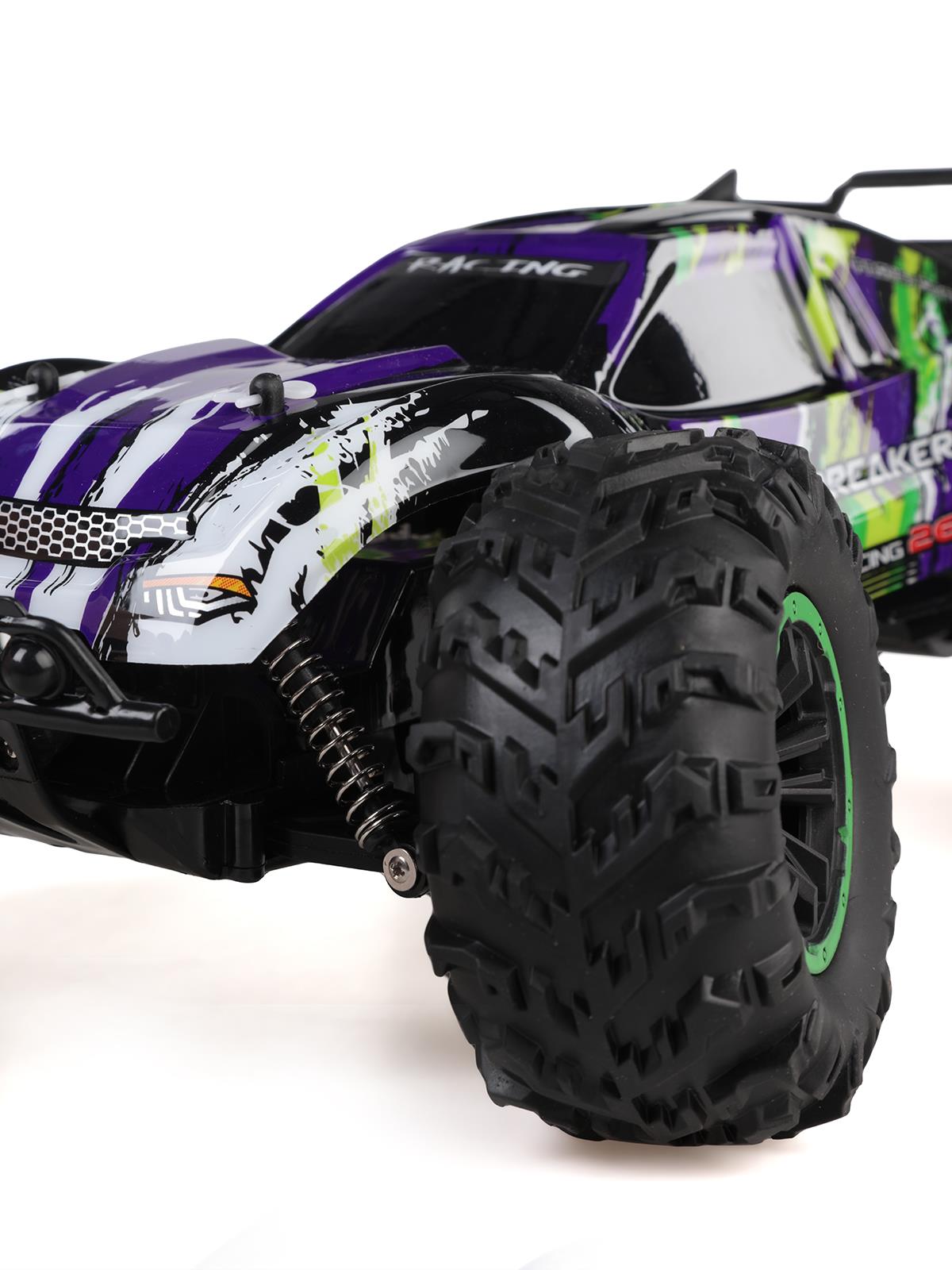 Seher Oyuncak 1:16 Uzaktan Kumandalı Araba 2.4 Ghz Işıklı Full Fonksiyon Şarjlı - Mavi