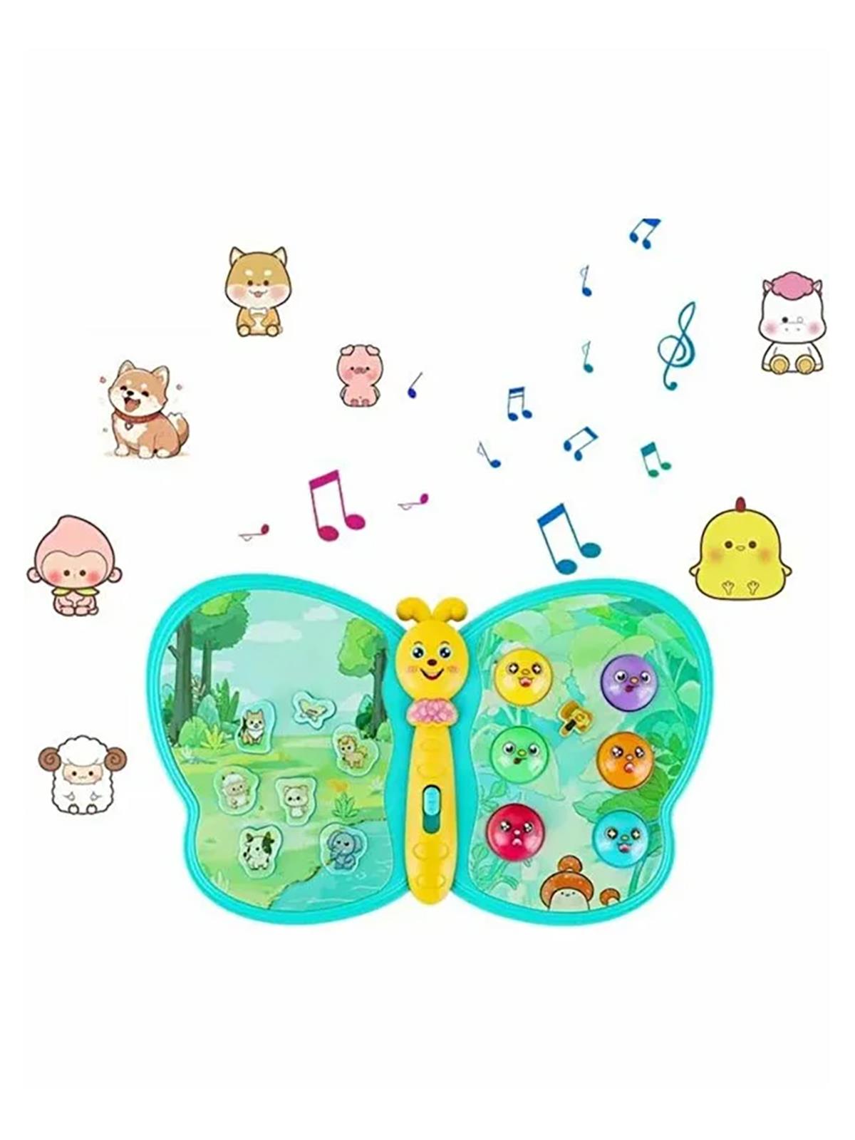 Seher Oyuncak Pilli Müzikli Kelebek - Mavi