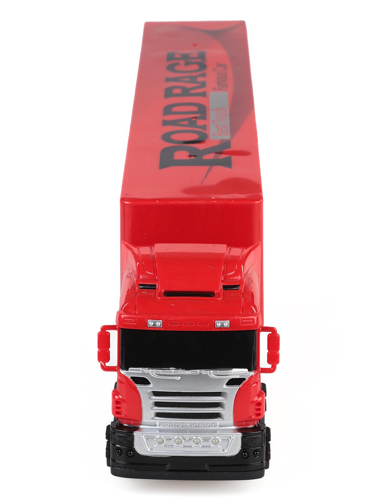 Seher Oyuncak 1:32 Uzaktan Kumandalı Tır Kapalı Dorseli - Kırmızı