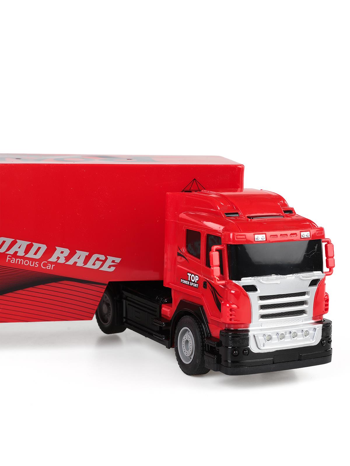 Seher Oyuncak 1:32 Uzaktan Kumandalı Tır Kapalı Dorseli - Kırmızı