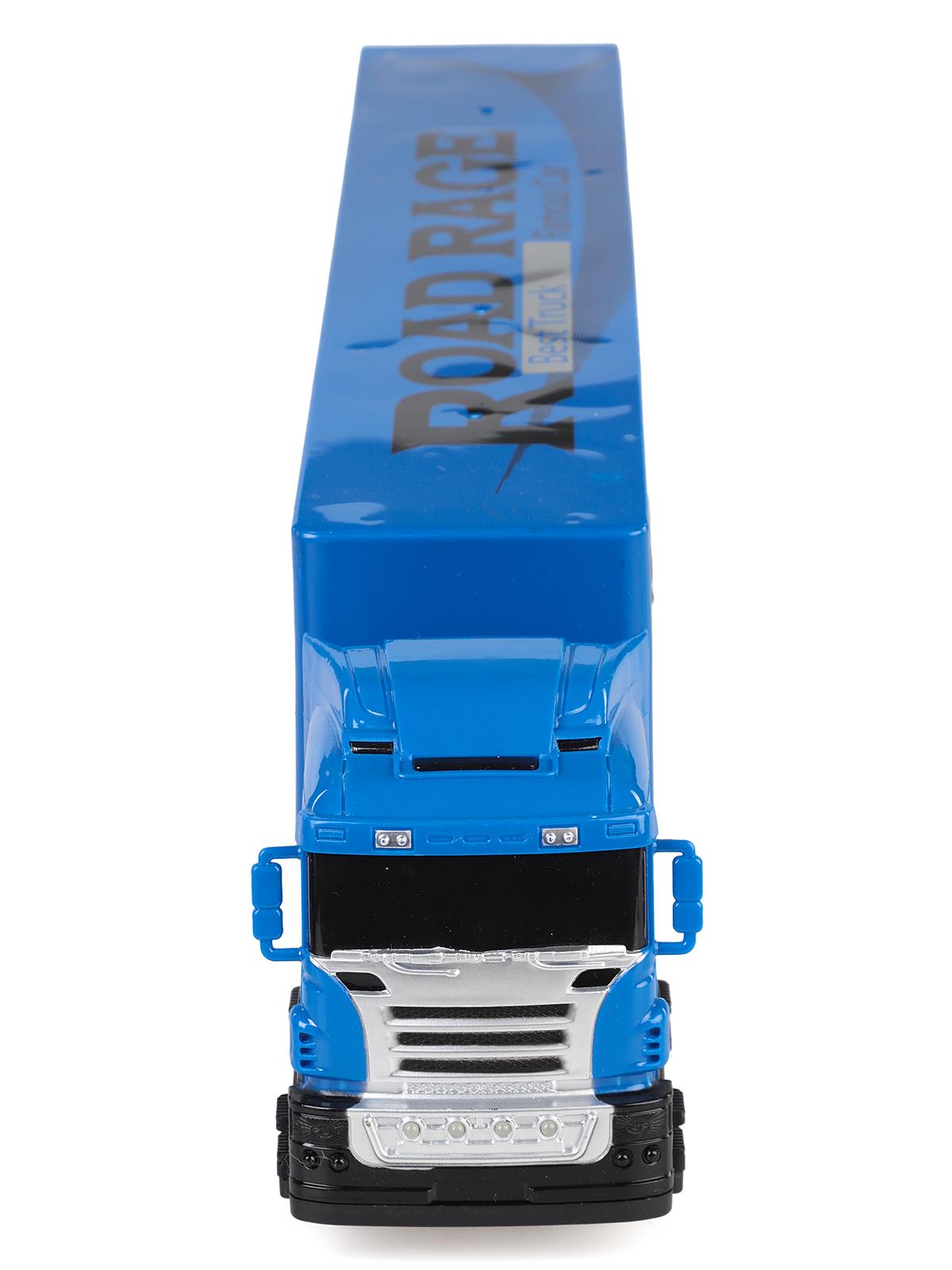 Seher Oyuncak 1:32 Uzaktan Kumandalı Tır Kapalı Dorseli - Mavi