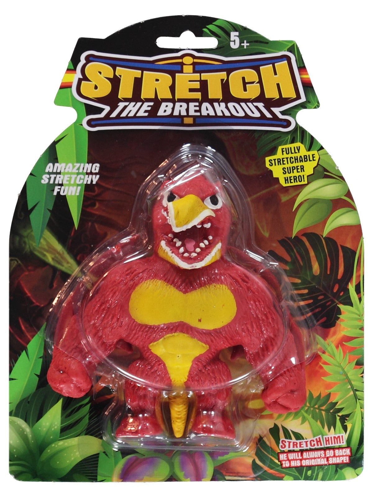 Seher Oyuncak Esnek Hayvanlar - Goril - Kırmızı