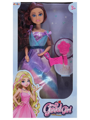 Seher Oyuncak Oyuncak Bebek Seti 35 cm - Lila