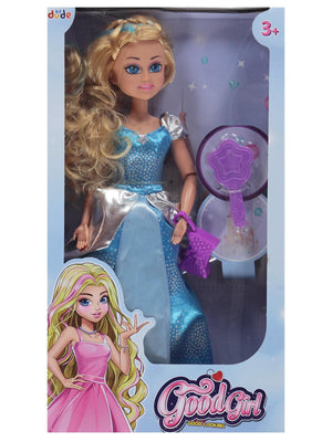 Seher Oyuncak Oyuncak Bebek Seti 35 cm - Mavi