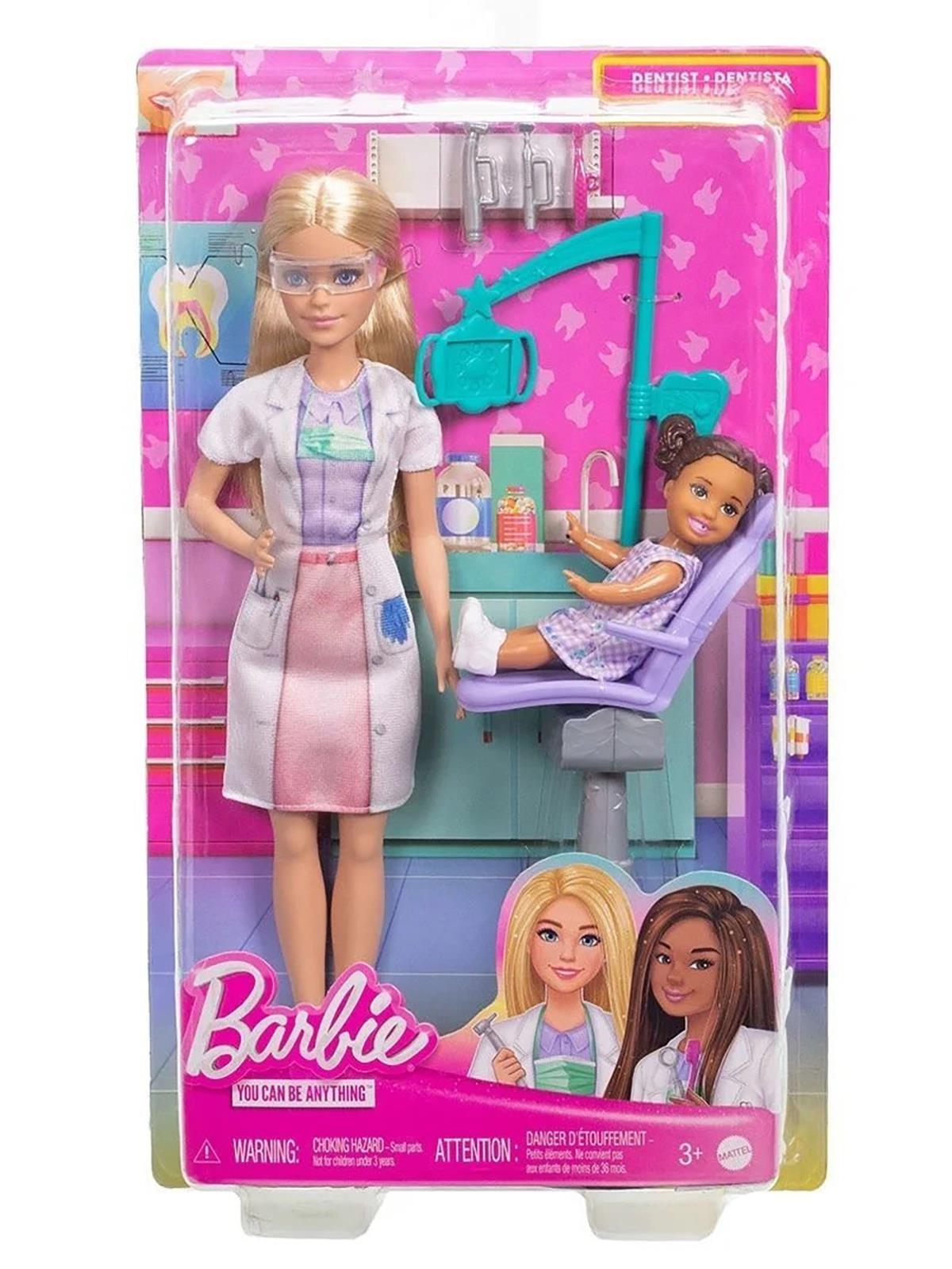 Barbıe Bakım Temalı Kariyer Oyun Setleri - Beyaz