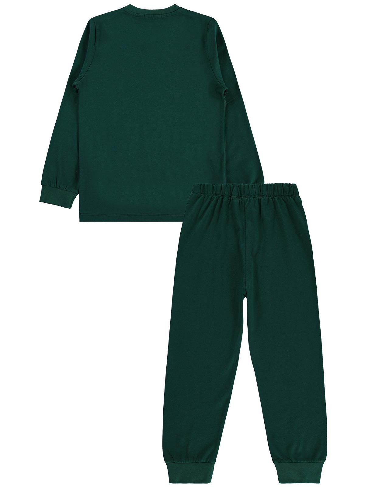 Civil Boys Create Baskılı 6-9 Yaş Pijama Takımı - Yeşil