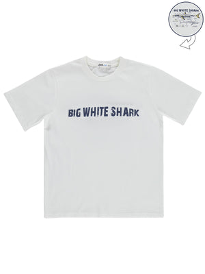 Civil Boys Big White Baskılı 10-13 Yaş Tişört - Kırık Beyaz
