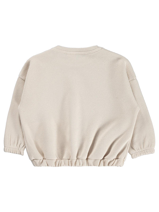 Civil Baby Member of the Cuddle Crew Baskılı 6-18 Ay Sweatshirt - Bej