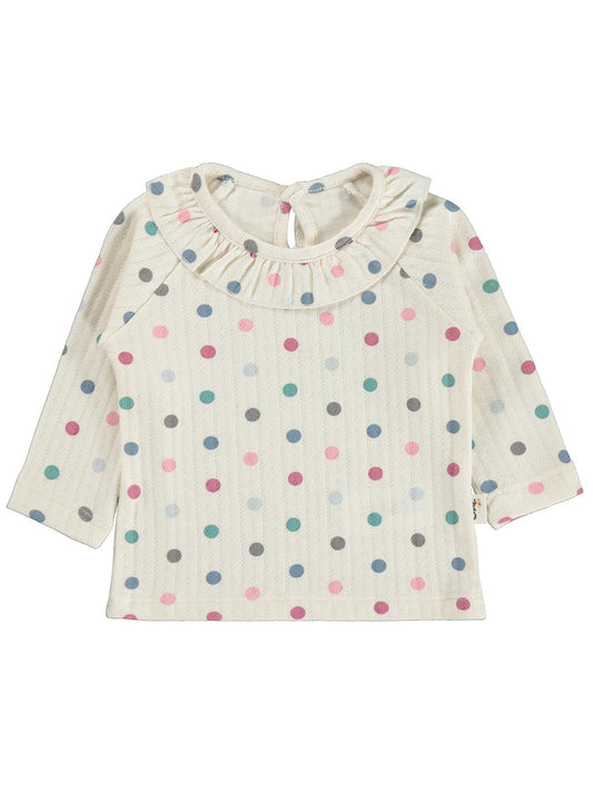 Civil Baby Puan Empirme  6-18 Ay Sweatshirt - Ekru
