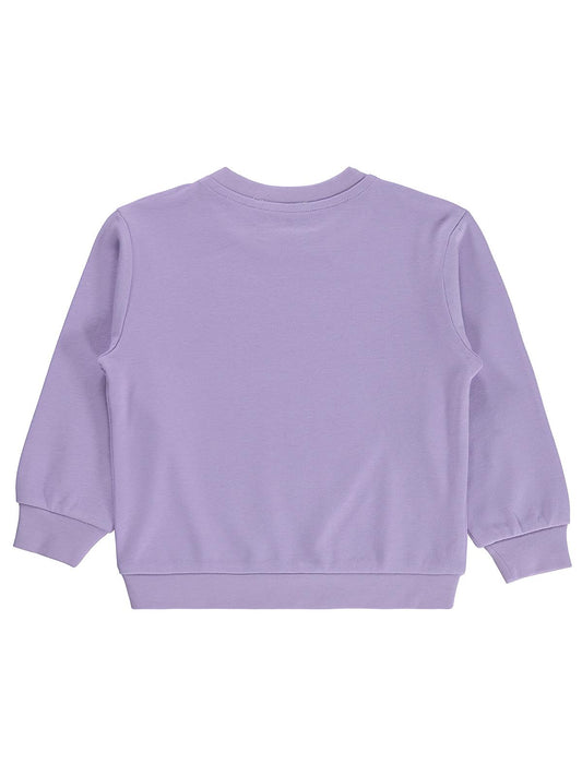 Civil Girls Cozy Mood 2-5 Yaş Sweatshirt  - Lila