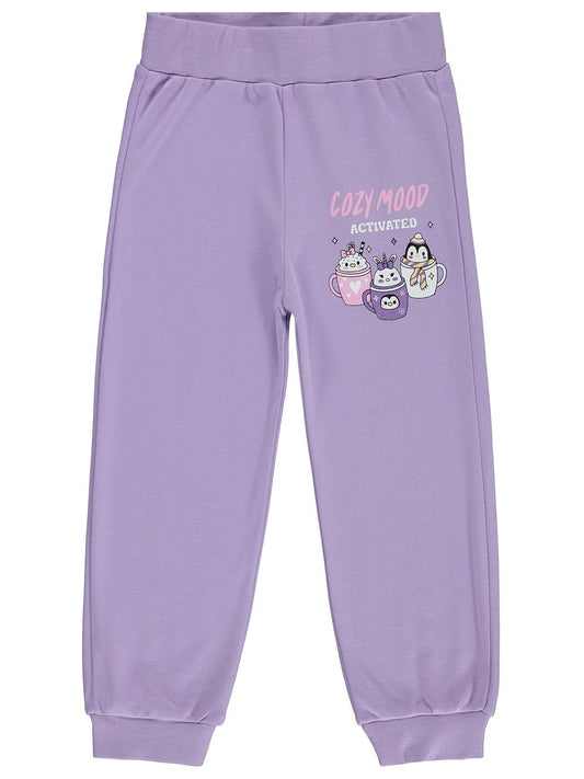 Civil Girls Cozy Mood 2-5 Yaş Eşofman Altı  - Lila