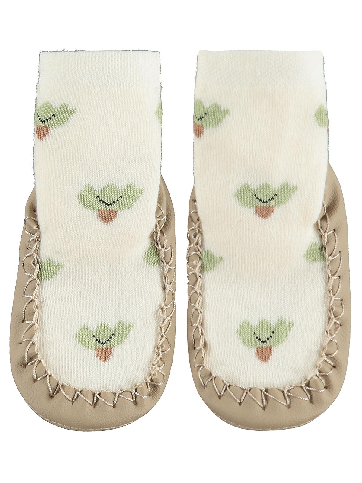 Civil Baby Cactus Bebek Kız Havlu Çarık Çorap 18-22