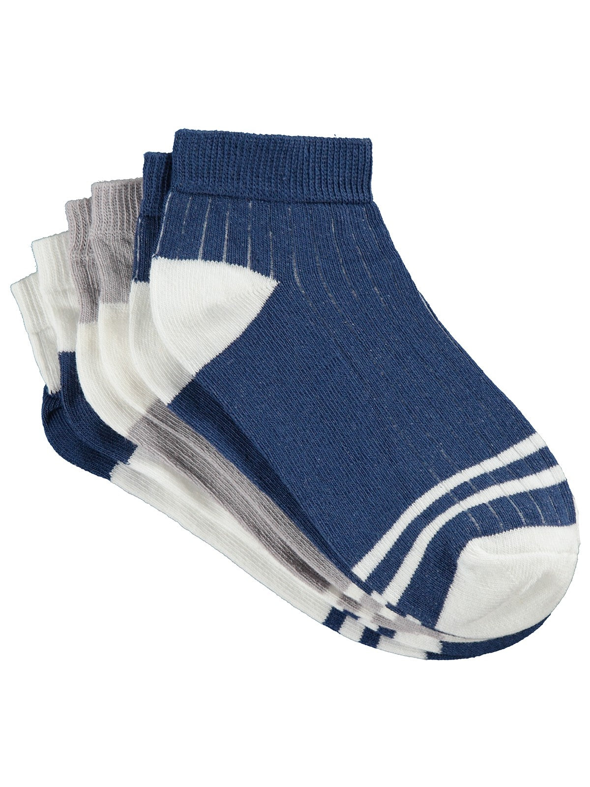 Civil Boys Soft Basic 3'lü 2-12 Yaş Erkek Çocuk Patik Çorap