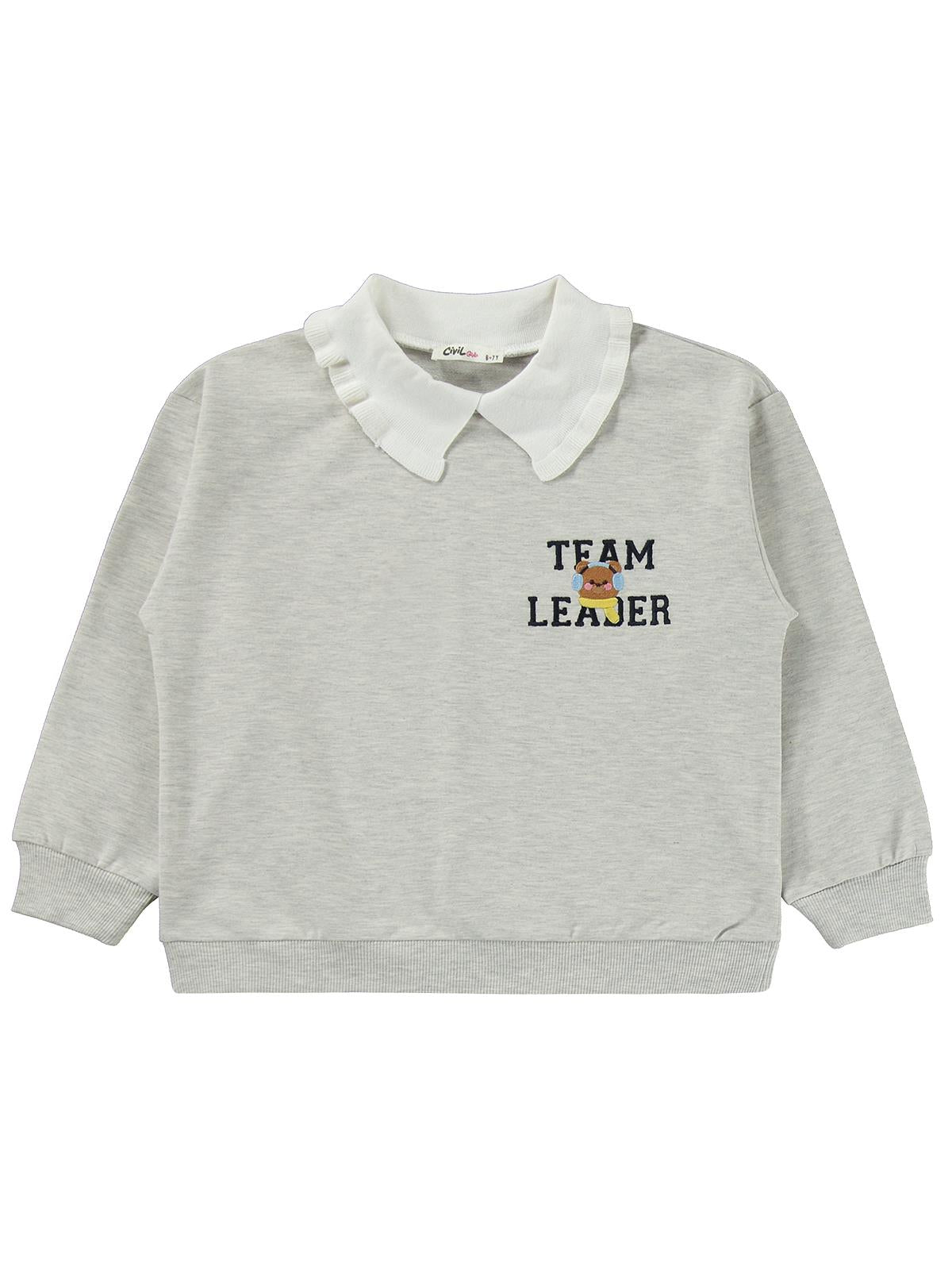 Civil Girls Team Leader 6-9 Yaş Eşofman Takımı - Ekru