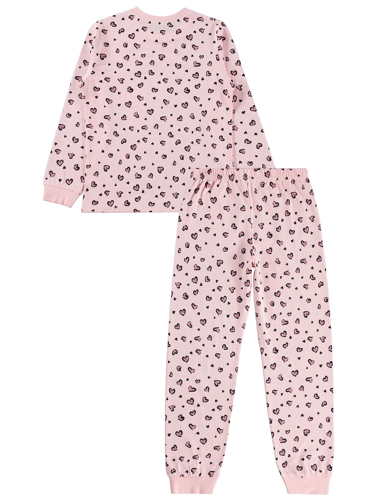 Civil Girls Leopar 10-13 Yaş Pijama Takımı - Pembe
