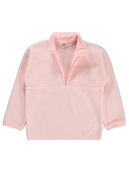 Civil Girls Polar 10-13 Yaş Sweatshirt - Pudra