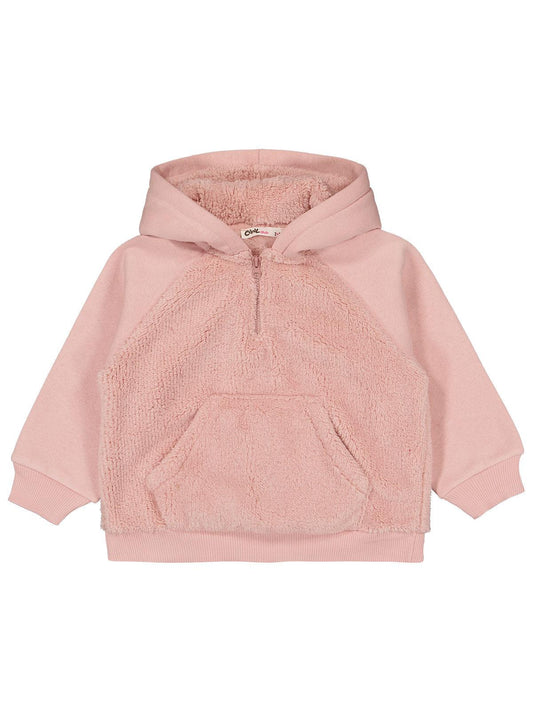 Civil Girls Fermuarlı 2-5 Yaş Sweatshirt - Pembe
