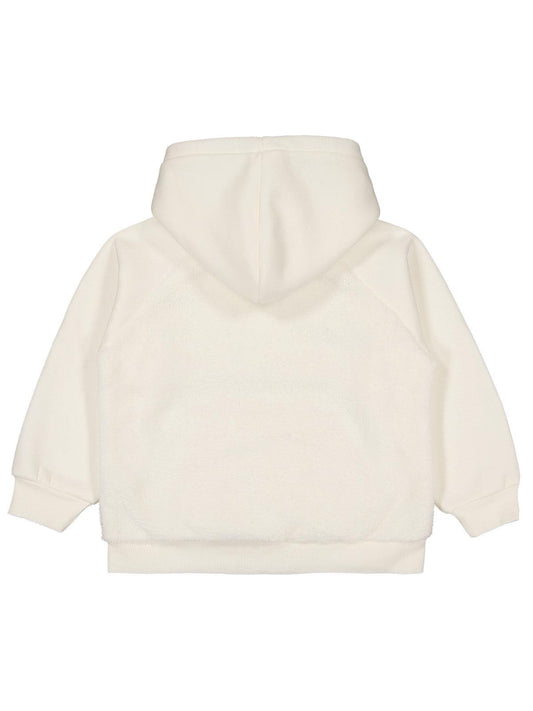 Civil Girls Fermuarlı 6-9 Yaş Sweatshirt - Ekru