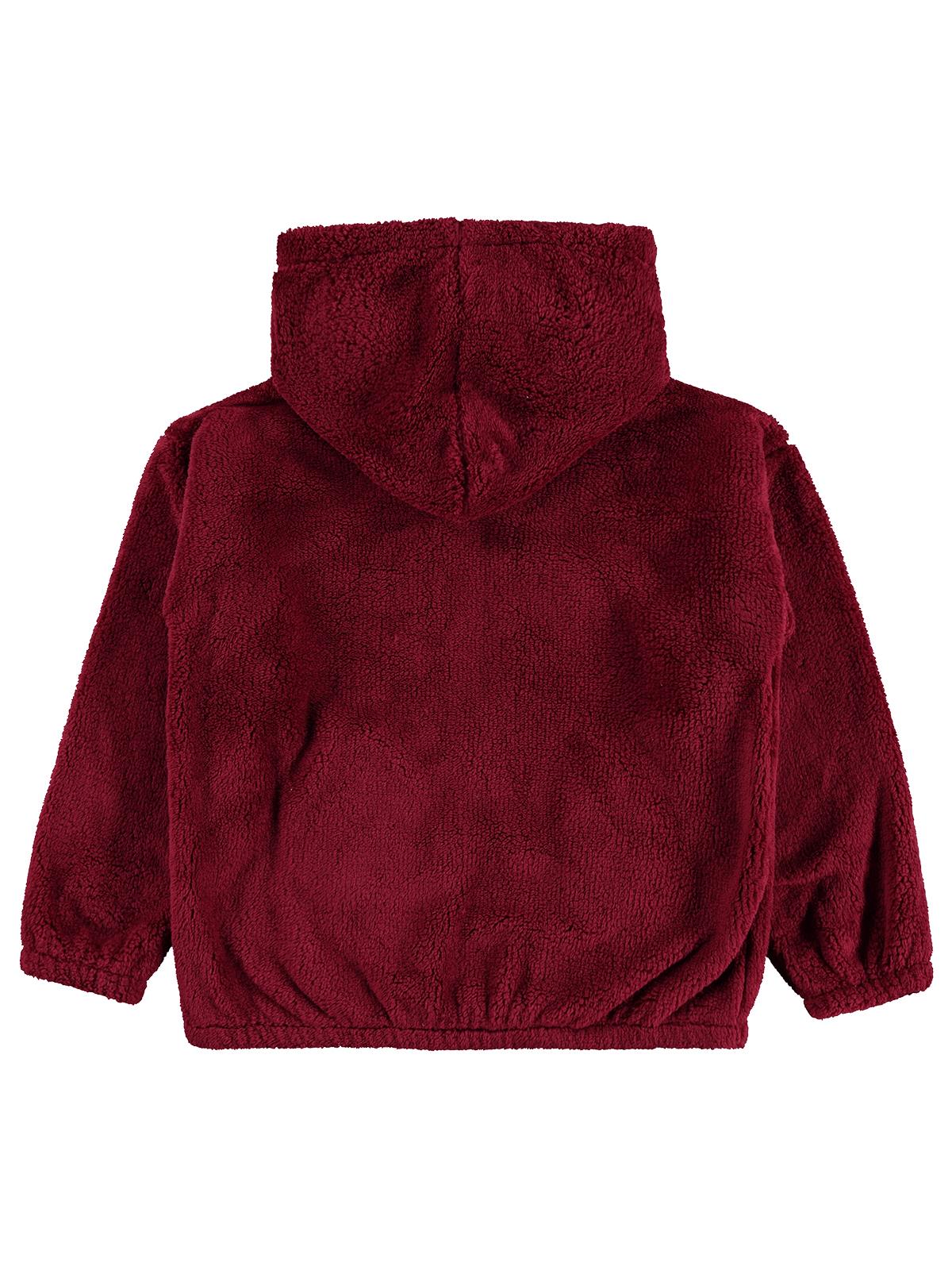 Civil Girls Welsoft 10-13 Yaş Hırka - Bordo