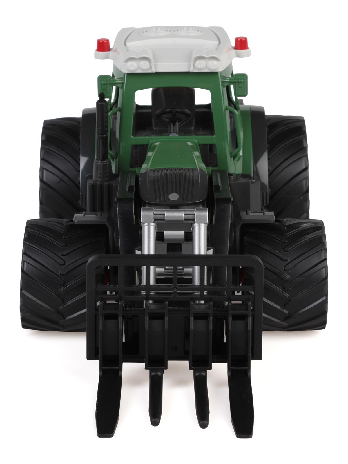 Seher Oyuncak Altı Yollu Çiftçi Araç Işıklı Geniş Tekerlekli - Haki