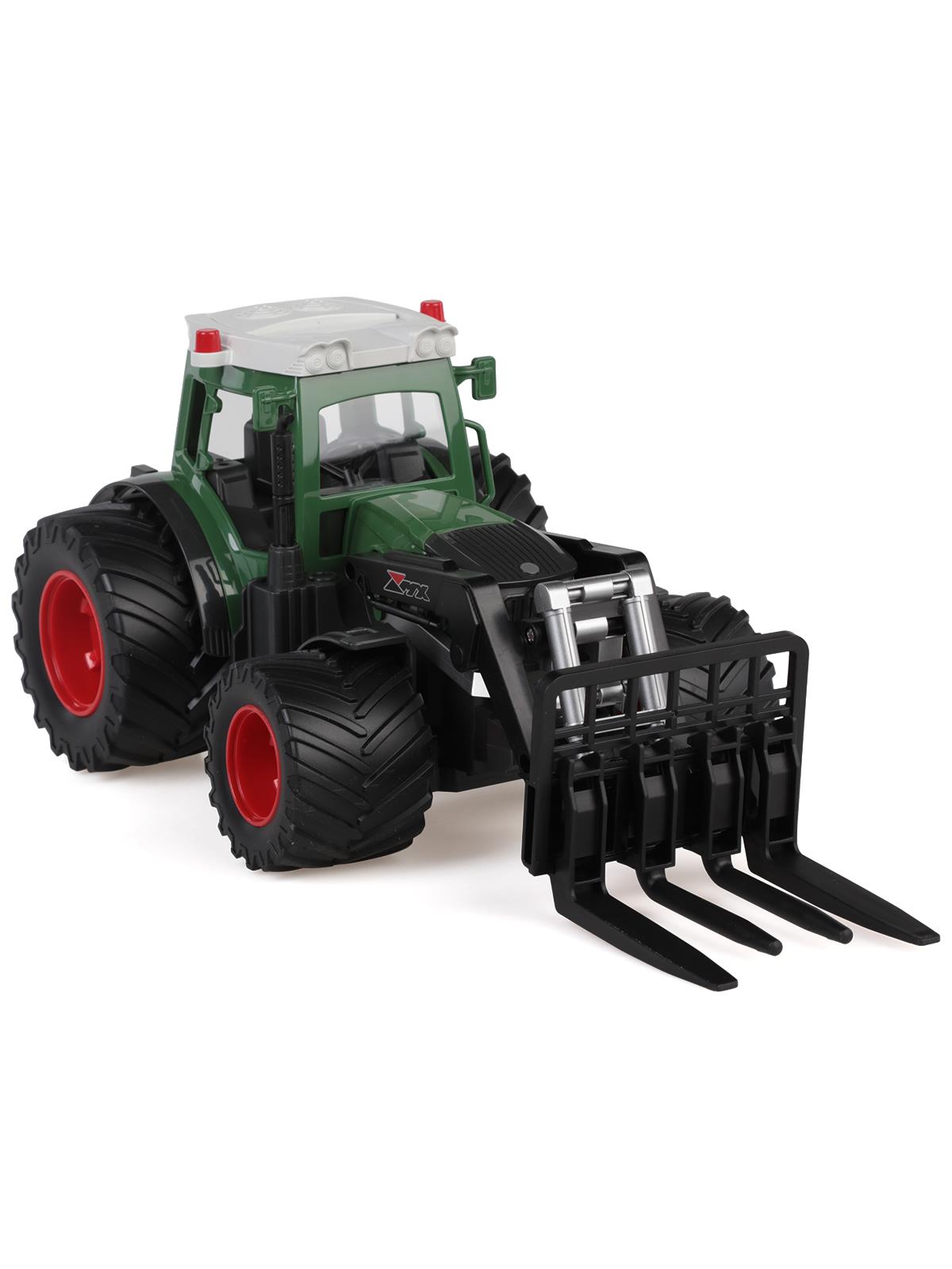 Seher Oyuncak Altı Yollu Çiftçi Araç Işıklı Geniş Tekerlekli - Haki