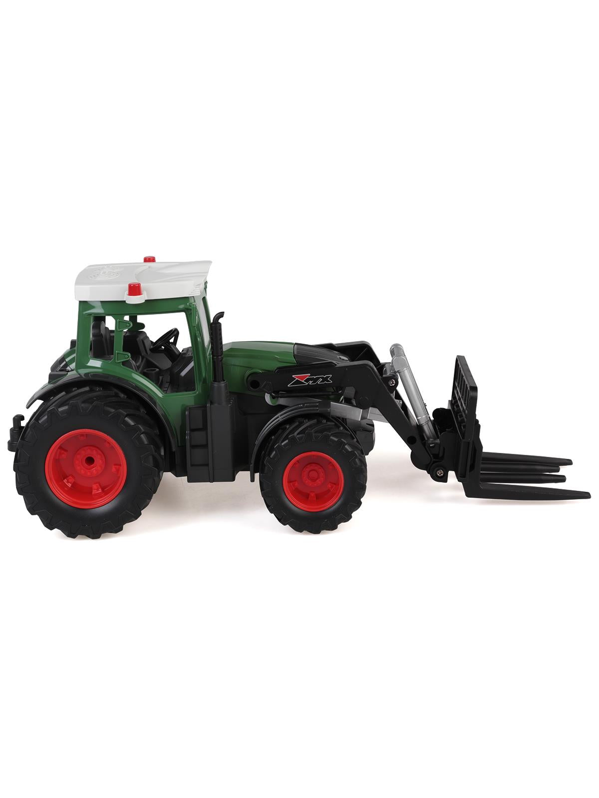 Seher Oyuncak Altı Yollu Çiftçi Araç Işıklı Geniş Tekerlekli - Haki