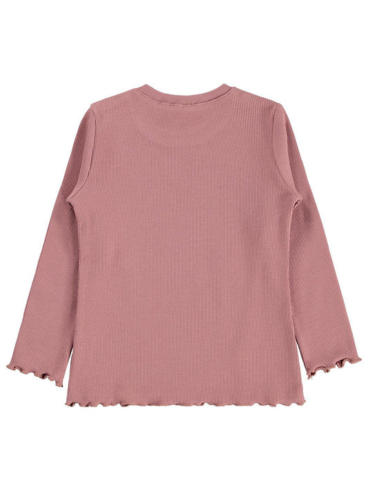 Civil Kız Çocuk Çiçek Baskılı Sweatshirt | Kaşkorse Uzun Kol | Okul Kreş ve Günlük Kullanım - Lila