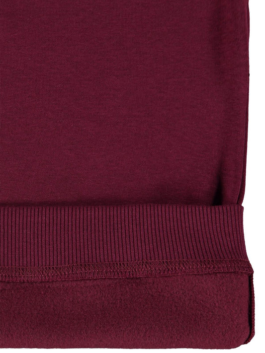 Civil Kız Çocuk Belleville Sweatshirt | 3 İp Uzun Kol Bisiklet Yaka | Okul Kreş ve Günlük Kullanım - Bordo