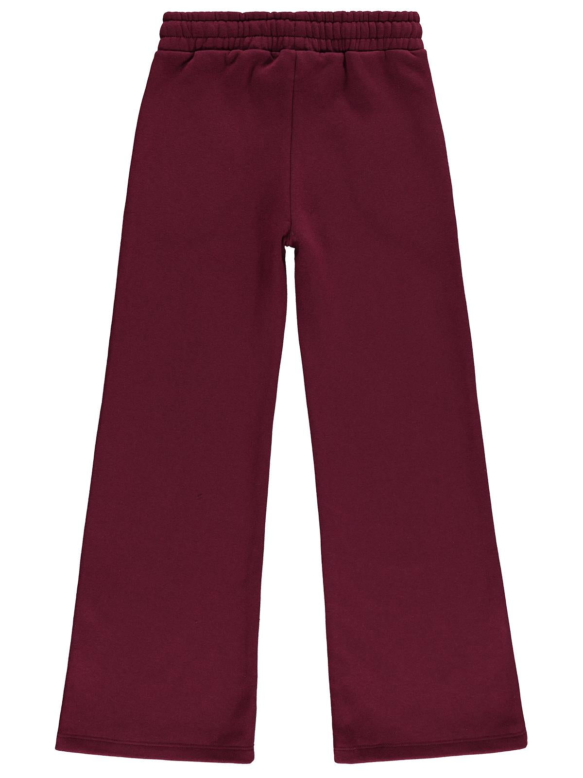 Civil Girls Cepli 10-13 Yaş Eşofman Altı - Bordo
